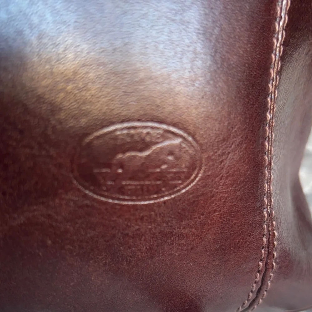 H’Joe Brown Leather Backpack/Shoulder Bag